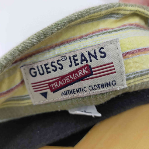 ゲスジーンズ GUESS JEANS 90S ストライプシャツ ワンポケット S/S メンズ JPN:XL