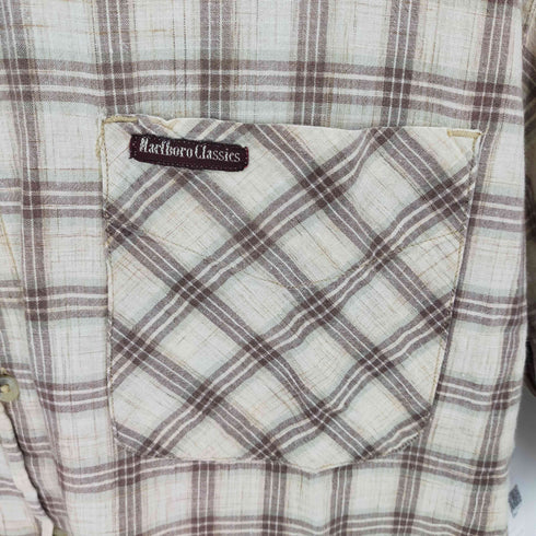 マルボロクラシックス Marlboro Classics チェックシャツ S/S メンズ JPN:XL