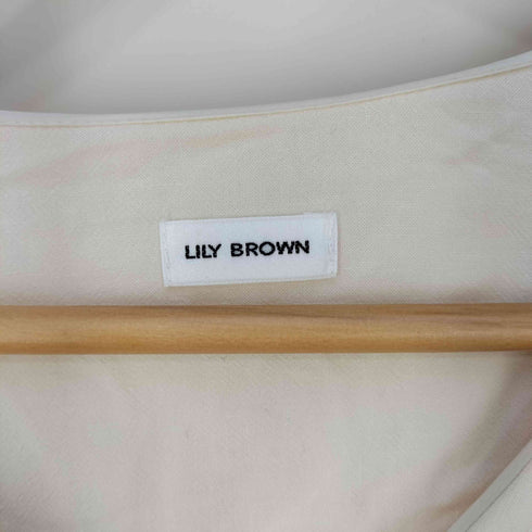 リリーブラウン Lily Brown フリルカラーシャツ レディース ONE SIZE