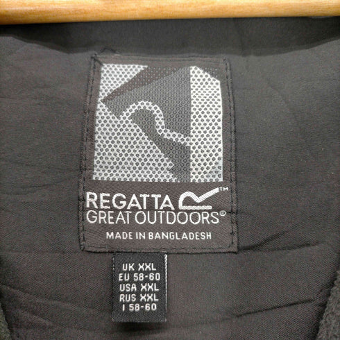 レガッタ REGATTA ロゴ刺繍切替フーデッドジップブルゾン メンズ JPN:XXL