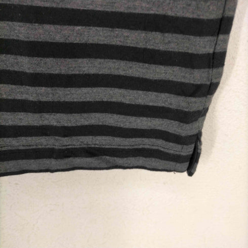 チームロゴ刺繍ボーダーポロシャツ メンズ 2XL