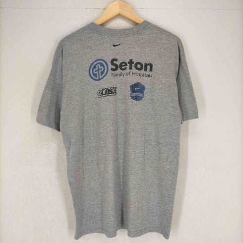 ナイキ NIKE 00S LONESTAR SOCCER プリント半袖Tシャツ メンズ JPN:L