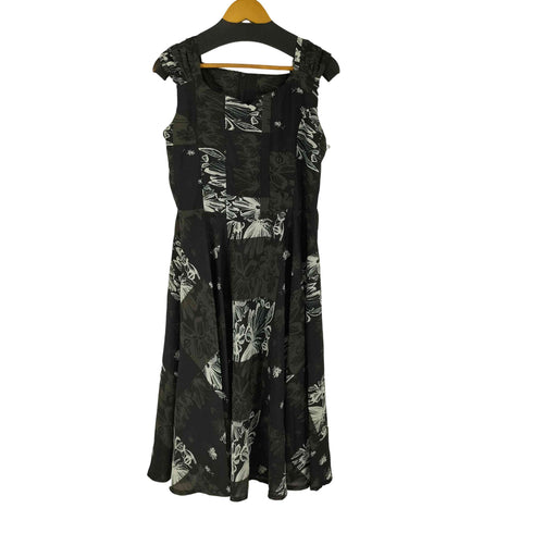 ST.HELENA 総柄ノースリーブワンピース レディース M-L