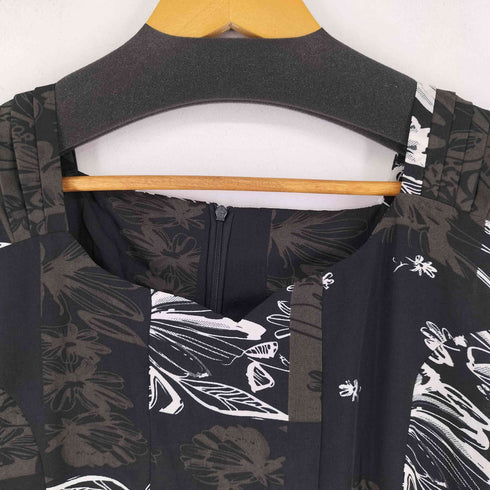 ST.HELENA 総柄ノースリーブワンピース レディース M-L