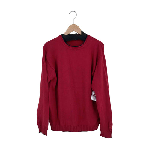 ガント GANT 00s リブラインコットンニット メンズ import:M
