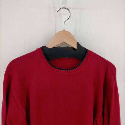 ガント GANT 00s リブラインコットンニット メンズ import:M