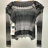 プリーツプリーズイッセイミヤケ PLEATS PLEASE ISSEY MIYAKE 2007AW プリーツ加工 ビッグカラー 1B ボーダーカーディガン レディース JPN:3