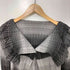 プリーツプリーズイッセイミヤケ PLEATS PLEASE ISSEY MIYAKE 2007AW プリーツ加工 ビッグカラー 1B ボーダーカーディガン レディース JPN:3