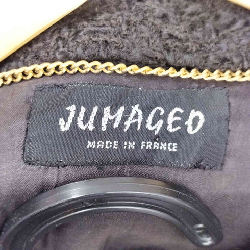 JUMAGEO フランス製 金ボタンフォックスウールスカートセットアップ レディース