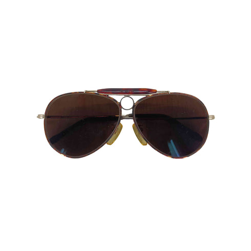ラルフローレンスポーツ RALPH LAUREN SPORT ナス型 ティアドロップ サングラス オールド メンズ 56□10-143