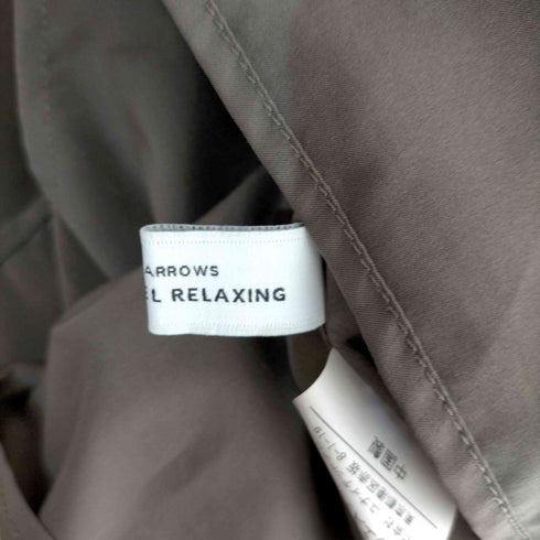 ユナイテッドアローズグリーンレーベルリラクシング UNITED ARROWS green label relaxing ショルダー x フロントギャザー ノースリーブワンピース レディース ONE SIZE