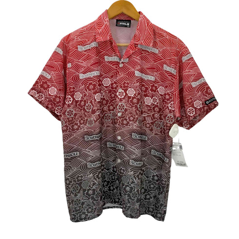 サウスポール SOUTHPOLE S/S 和柄開襟シャツ メンズ JPN:M