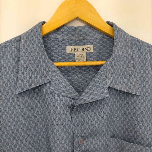 FELDINI 90S 総柄 S/S オープンカラーシャツ メンズ JPN:L
