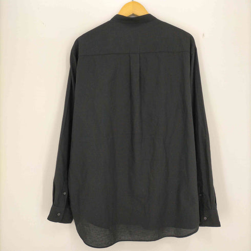 ユナイテッドアローズグリーンレーベルリラクシング UNITED ARROWS green label relaxing イージーリネン ジャストルーズ バンドカラーシャツ メンズ JPN:XL