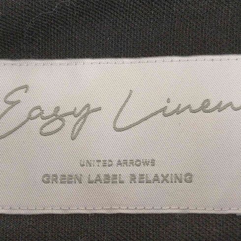 ユナイテッドアローズグリーンレーベルリラクシング UNITED ARROWS green label relaxing イージーリネン ジャストルーズ バンドカラーシャツ メンズ JPN:XL