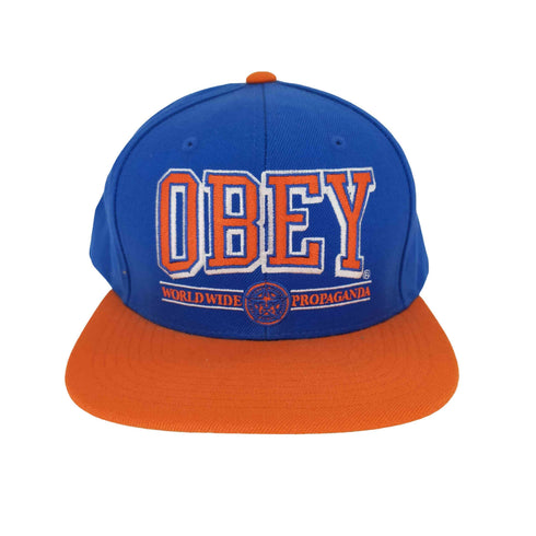 オベイ OBEY 6パネルキャップ スナップバック メンズ ONE SIZE