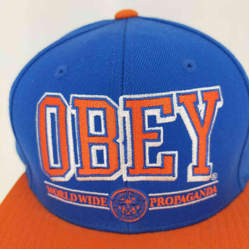 オベイ OBEY 6パネルキャップ スナップバック メンズ ONE SIZE