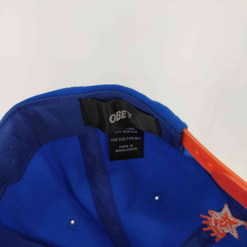 オベイ OBEY 6パネルキャップ スナップバック メンズ ONE SIZE