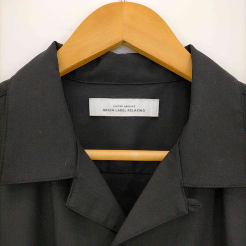 ユナイテッドアローズグリーンレーベルリラクシング UNITED ARROWS green label relaxing TW ウォッシャブルトロ オープンカラーシャツ メンズ JPN:L