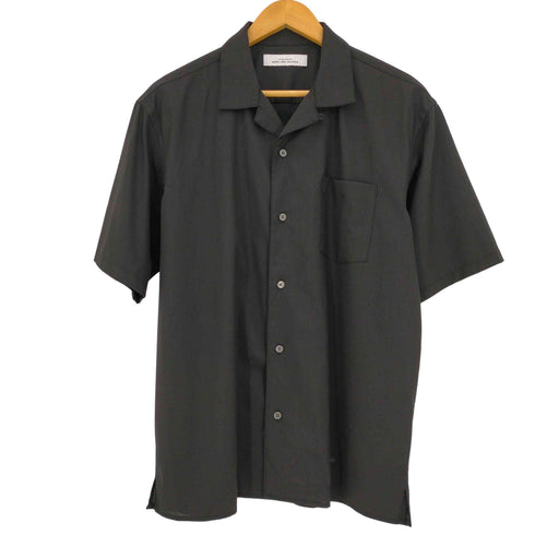 ユナイテッドアローズグリーンレーベルリラクシング UNITED ARROWS green label relaxing TW ウォッシャブルトロ オープンカラーシャツ メンズ JPN:L