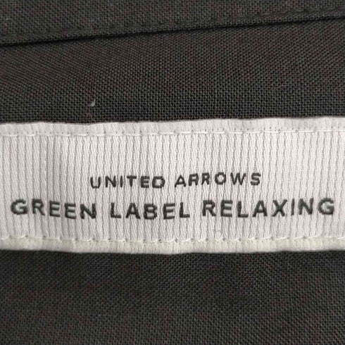 ユナイテッドアローズグリーンレーベルリラクシング UNITED ARROWS green label relaxing TW ウォッシャブルトロ オープンカラーシャツ メンズ JPN:L