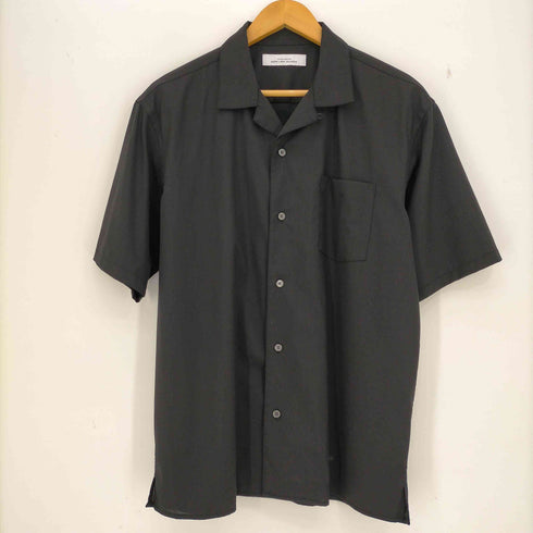 ユナイテッドアローズグリーンレーベルリラクシング UNITED ARROWS green label relaxing TW ウォッシャブルトロ オープンカラーシャツ メンズ JPN:L