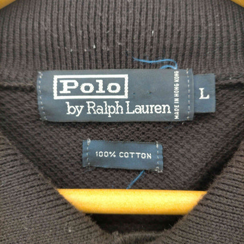 ポロバイラルフローレン Polo by RALPH LAUREN ポニー刺繍 鹿の子 L/S ニットポロシャツ メンズ JPN:L