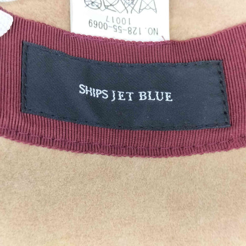 シップスジェットブルー SHIPS JET BLUE ロングブリム フェドラ フェルトハット メンズ