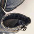 バーバリーブルーレーベル BURBERRY BLUE LABEL デニム シングルライダースジャケット レディース EUR:38
