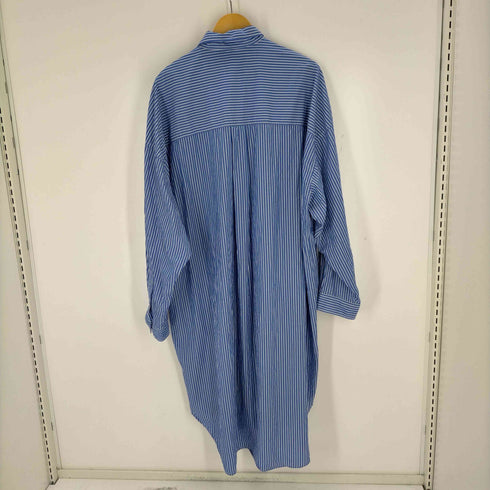 メゾンスペシャル MAISON SPECIAL Prime-Over Supima Cotton Typewriter Stripe Maxi Shirt Coat メンズ 02