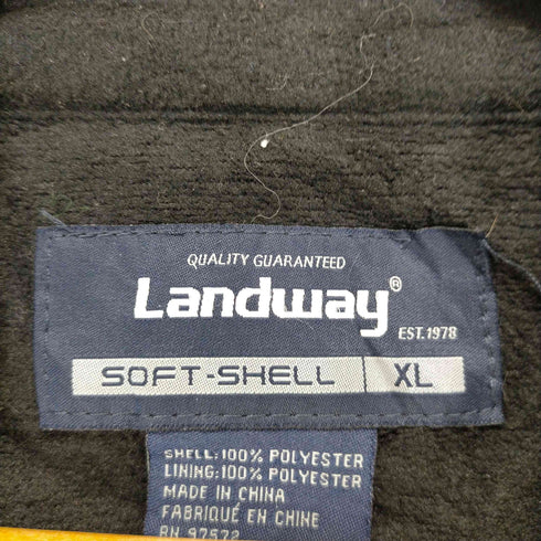 LANDWAY PORTAGE 裏地フリースジップジャケット メンズ JPN:XL