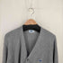 アイゾッドラコステ IZOD LACOSTE 70-80s MADE IN USA 糸巻き青タグ アクリルカーディガン メンズ import:L