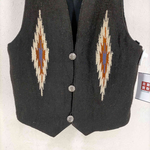 MADE IN MEXICO MOLINA VEST コンチョボタン ウールチマヨベスト メンズ