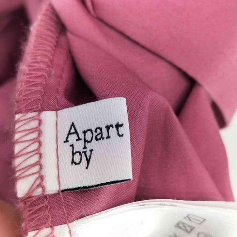 アパートバイローリーズ apart by lowrys バンドカラー コットンロングスリーブワンピース レディース FREE