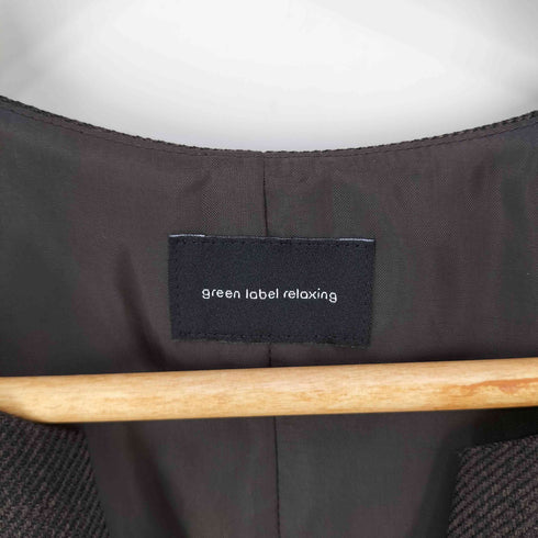 グリーンレーベルリラクシング GREEN LABEL RELAXING プレップツイードジャンパースカート レディース