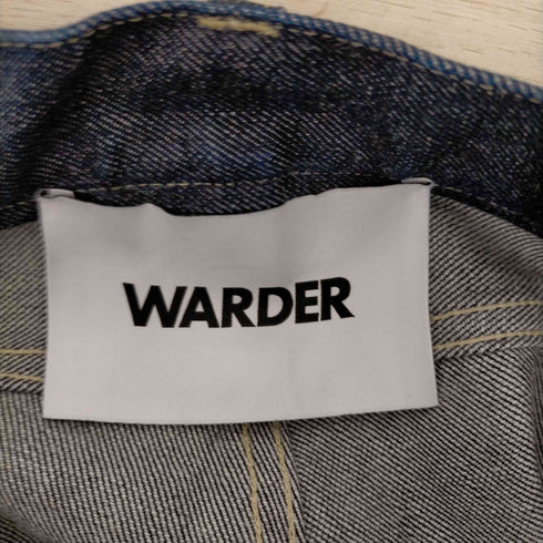 WARDER スーピマカシミヤデニムストレート5ポケットパンツ メンズ JPN:M