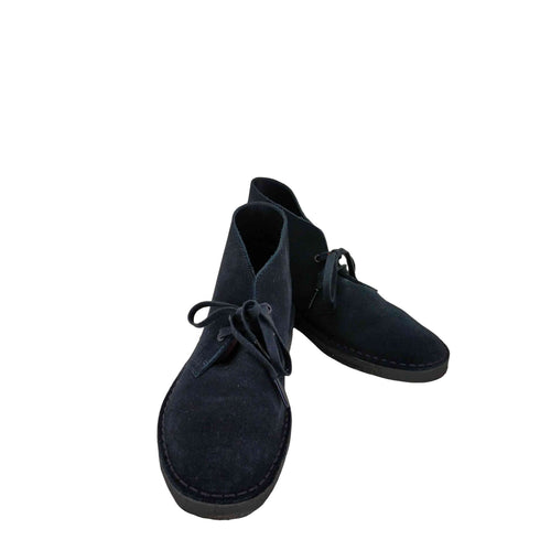 クラークス Clarks DESERT BOOT BLACK SUEDE メンズ 25.5cm