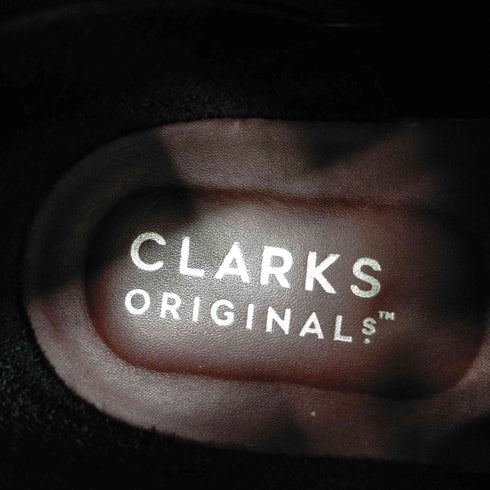 クラークス Clarks DESERT BOOT BLACK SUEDE メンズ 25.5cm