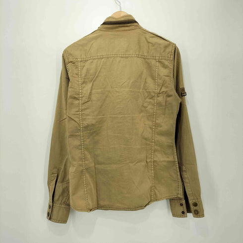 ニーキューイチニーキューゴーオム 291295=HOMME 00S Y2K スタンドカラー ミリタリーシャツ メンズ US:40
