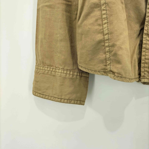 ニーキューイチニーキューゴーオム 291295=HOMME 00S Y2K スタンドカラー ミリタリーシャツ メンズ US:40