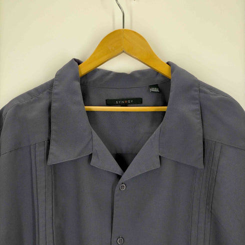 SYNRGY オープンカラーシャツ ビッグサイズ メンズ 3XL