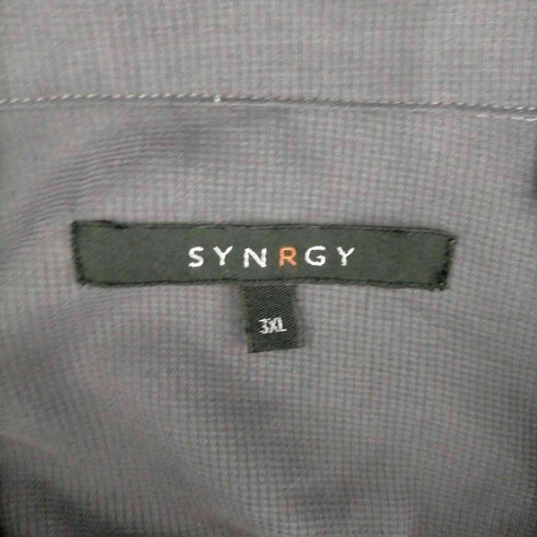 SYNRGY オープンカラーシャツ ビッグサイズ メンズ 3XL