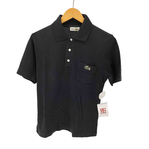 シュミーズラコステ CHEMISE LACOSTE ワンポイント ロゴワッペン ポケット 鹿の子 S/S ポロシャツ レディース
