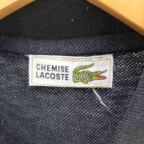 シュミーズラコステ CHEMISE LACOSTE ワンポイント ロゴワッペン ポケット 鹿の子 S/S ポロシャツ レディース