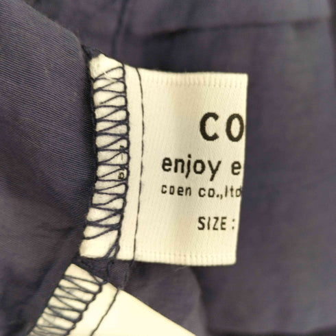 コーエン coen インディゴライクシアークロップドシャツ レディース JPN:M