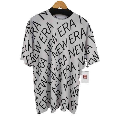 ニューエラ NEW ERA 22SS テック オールオーバーロゴ半袖シャツ メンズ JPN:XXL