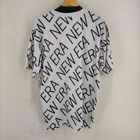 ニューエラ NEW ERA 22SS テック オールオーバーロゴ半袖シャツ メンズ JPN:XXL