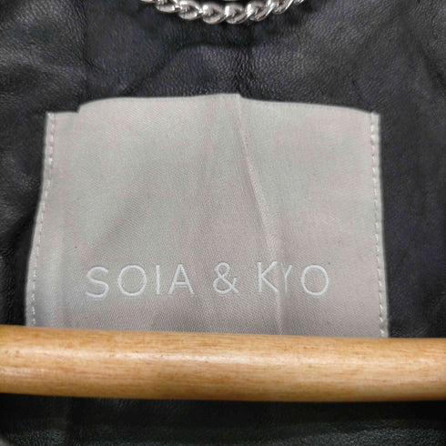 SOIA&KYO ジップデザインレザージャケット メンズ JPN:L