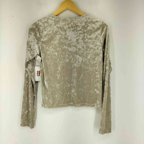 ビューティーアンドユースユナイテッドアローズ BEAUTY & YOUTH UNITED ARROWS ベロアロングスリーブTシャツ レディース FREE
