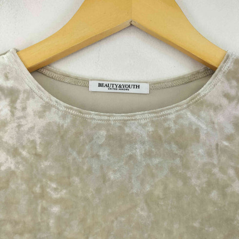ビューティーアンドユースユナイテッドアローズ BEAUTY & YOUTH UNITED ARROWS ベロアロングスリーブTシャツ レディース FREE